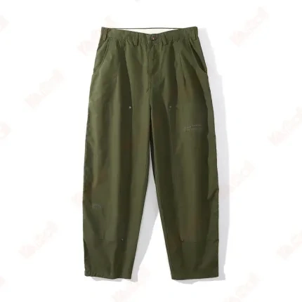 mens casual loose cotton blend pant